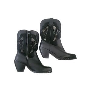 Ride Tecs Women's Fur Sided Cowgirl Boots 9.5‎ Designer Western Luxury Comfort